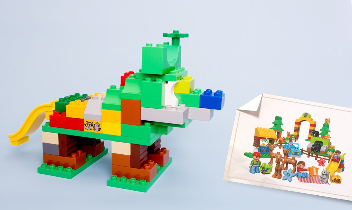 Попробуйте построить необычную лису из кубиков LEGO DUPLO!