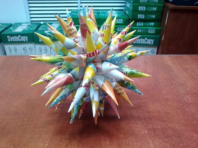 Шарик-колючка!