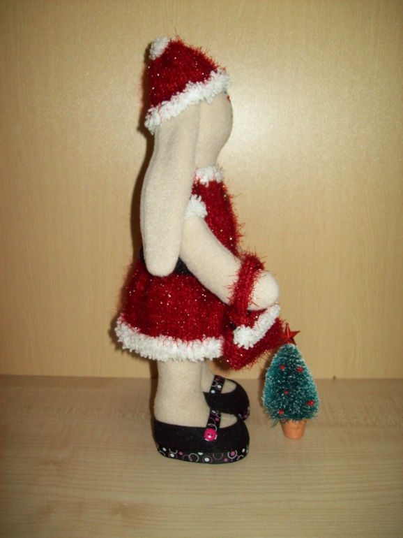 Зайка в санях!!!!