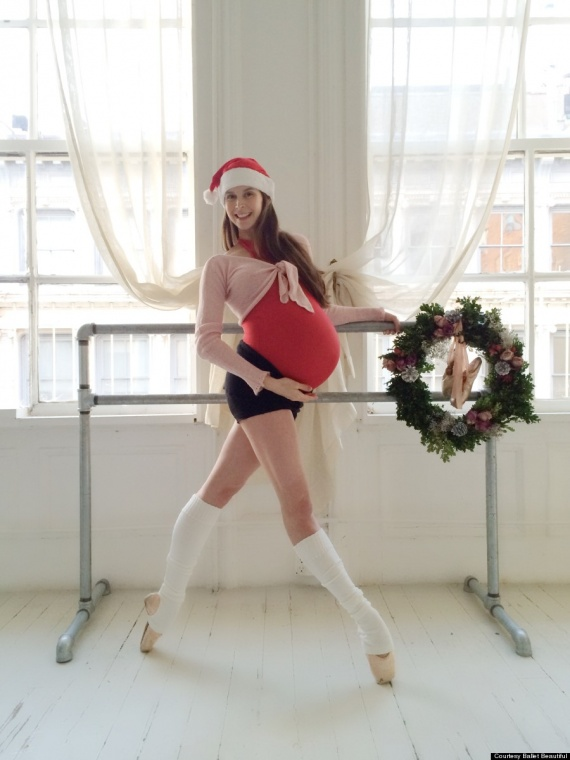 Беременная балерина танцует как ни в чем не бывало