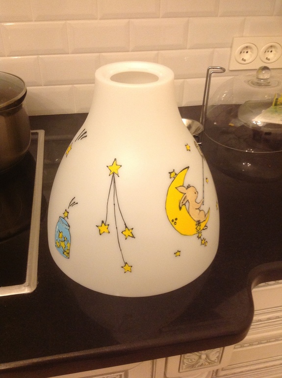 Декор плафона в детскую своими руками