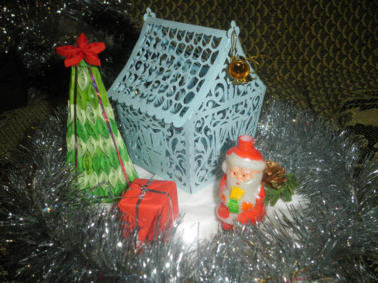 Новогодняя поделка в школу