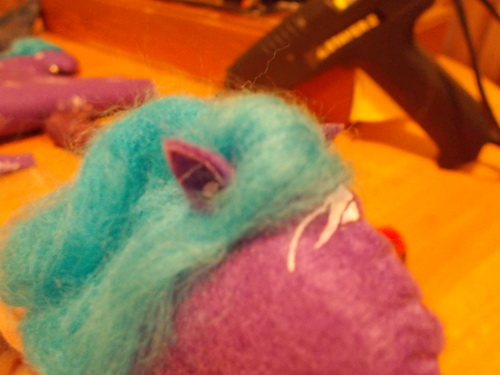 Лошадка из фетра