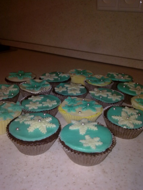 Новогодние капкейки