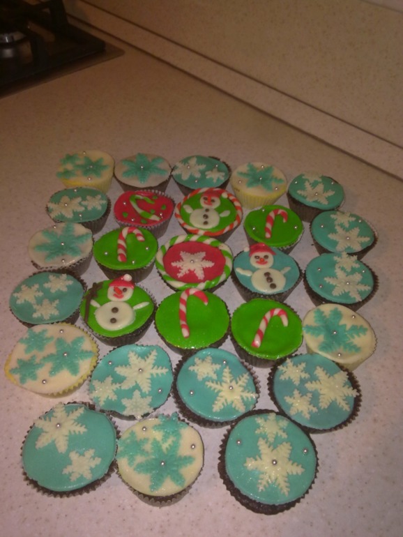 Новогодние капкейки
