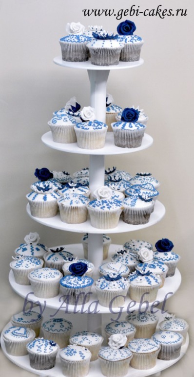 Хит сезона 2013. Свадебные капкейки