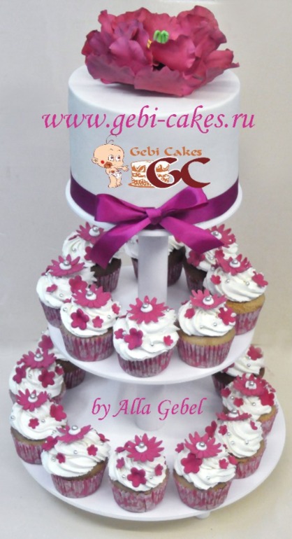 Хит сезона 2013. Свадебные капкейки