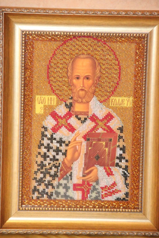 Николай Чудотворец и Матронушка (Кроше)