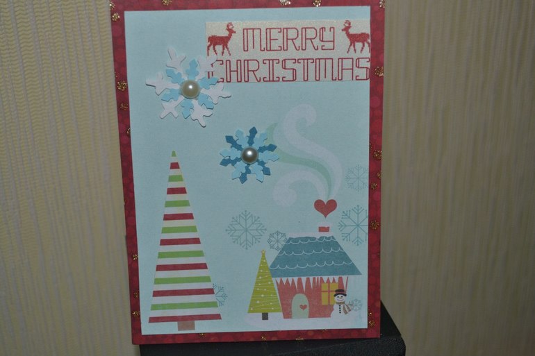 Мои новогодние открыточки)))