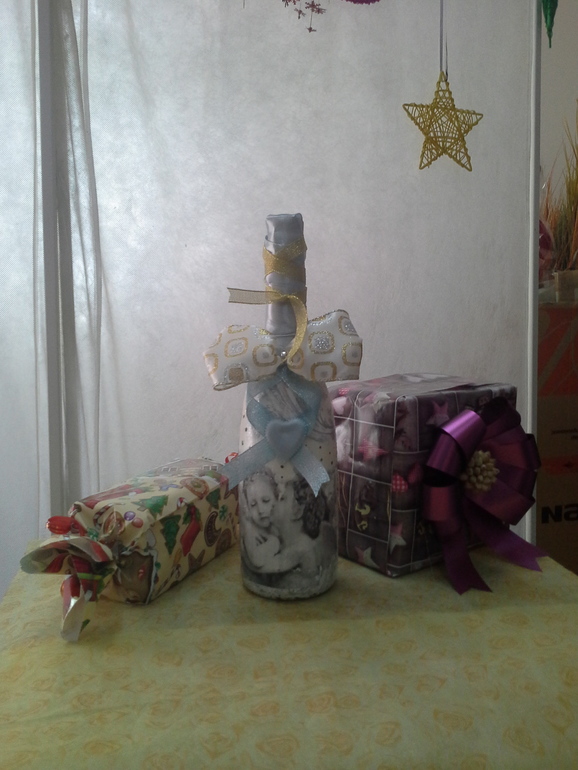 Шампанское в новогоднем дизайне