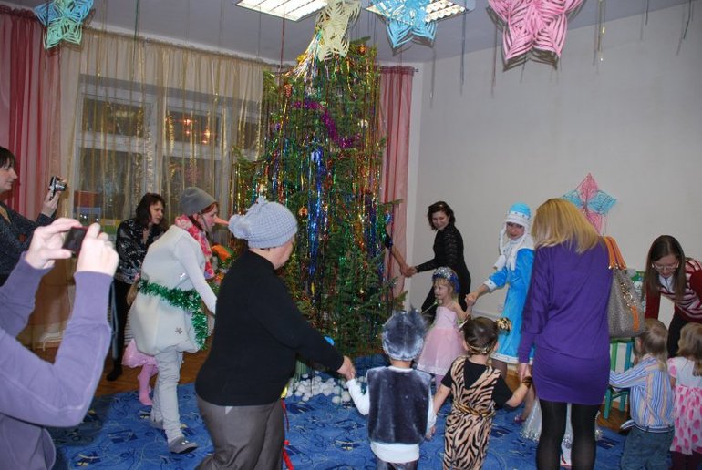 Новогодний праздник в центре "СемьЯ" г. Новосибирск