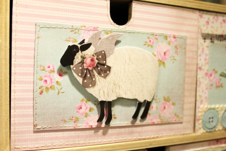 Декор икеевского комода в стиле Тильда