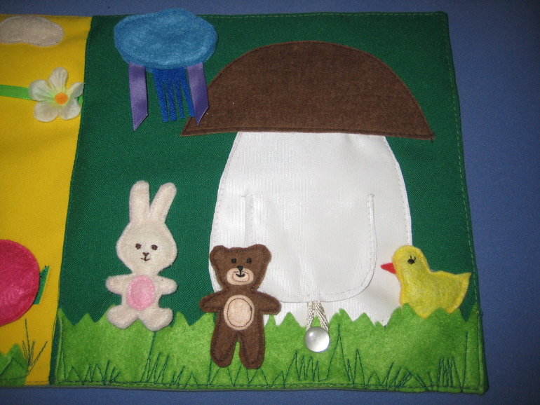 Книжка развивашка, мини версия)