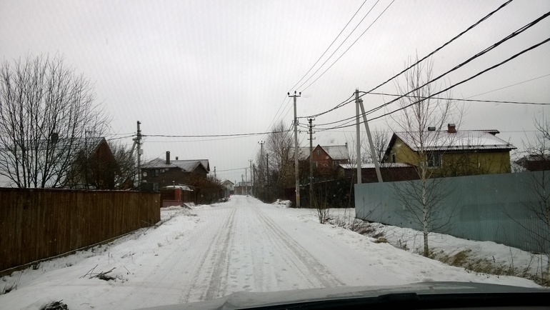 участок с фундаментом