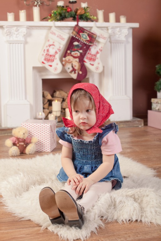 Новогодняя фотосессия. Красная шапочка и другие...