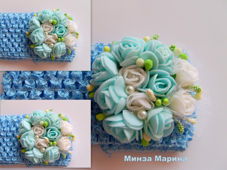 Красивые букетики с розочек