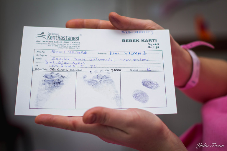 Фотосесия родождения ребенка