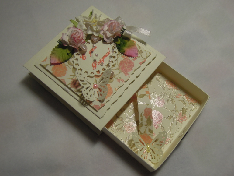 Мои первые коробочки для денежных подарков.