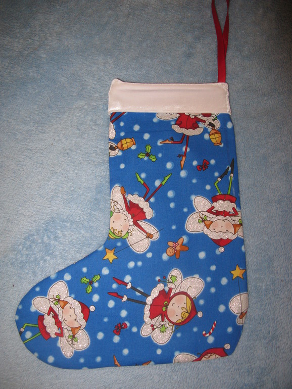 елка и новогодний носок в детский сад .