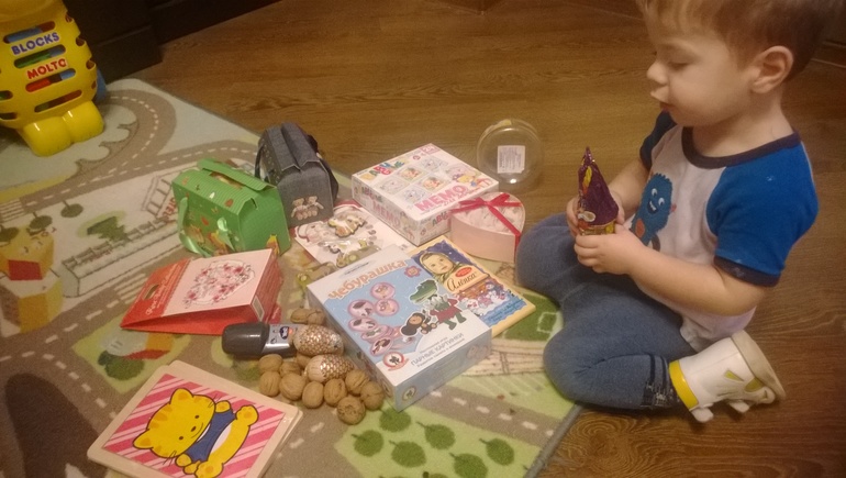 Наша посылочка пришла!