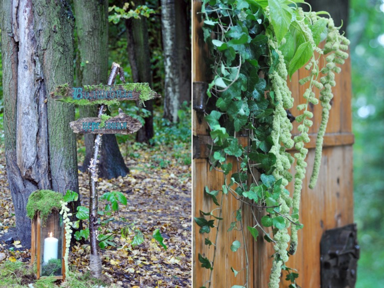 Волшебная лесная свадьба по мотивам мультфильма "Ходячий замок Хаула".