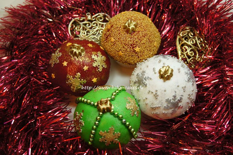 Новогодние капкейки