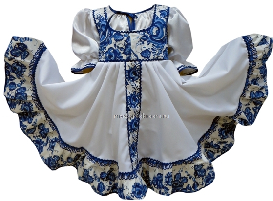 Юбка-солнце со складками