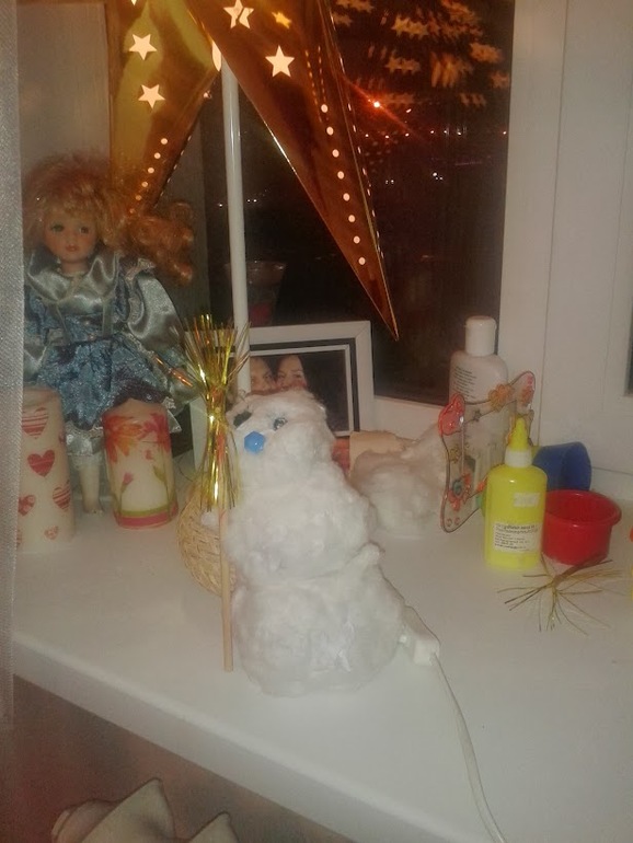 Снеговик в садик за 1 вечер