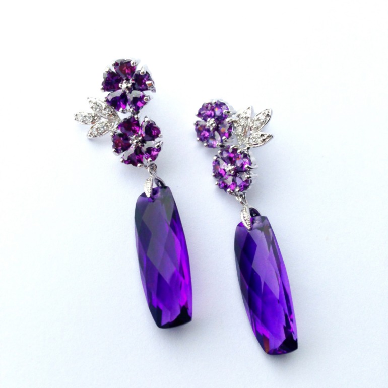 Аметист, Аметрин и Красный топаз