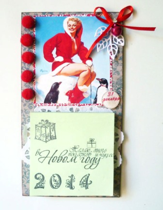 Магниты новогодние сувенирные