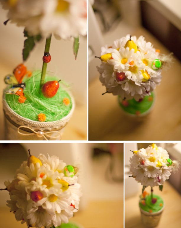 Топиарий ромашково-грушевй