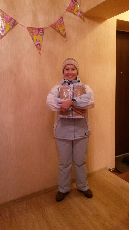 Спасибо нашей снегурочке!!!