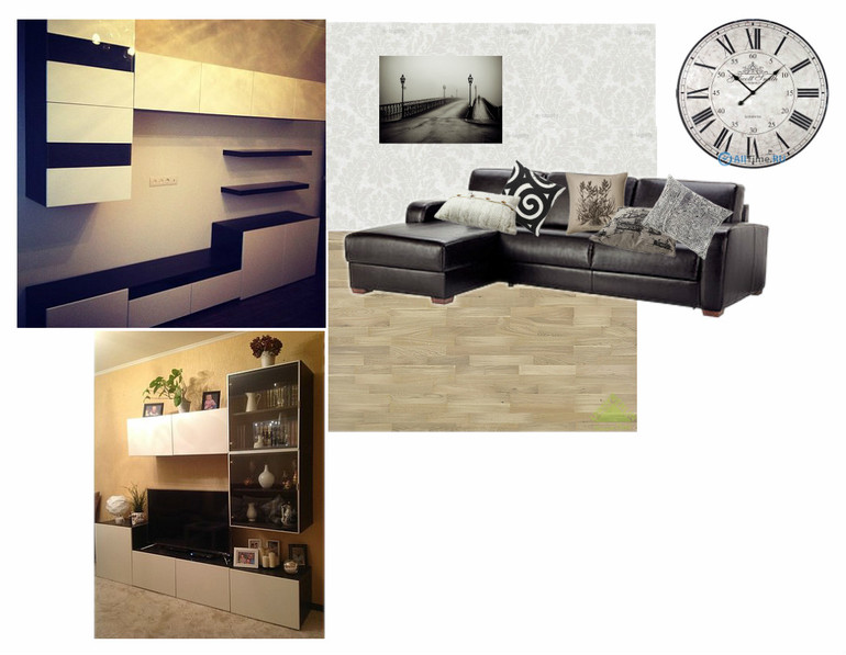 Цвета и шторы в гостиной.