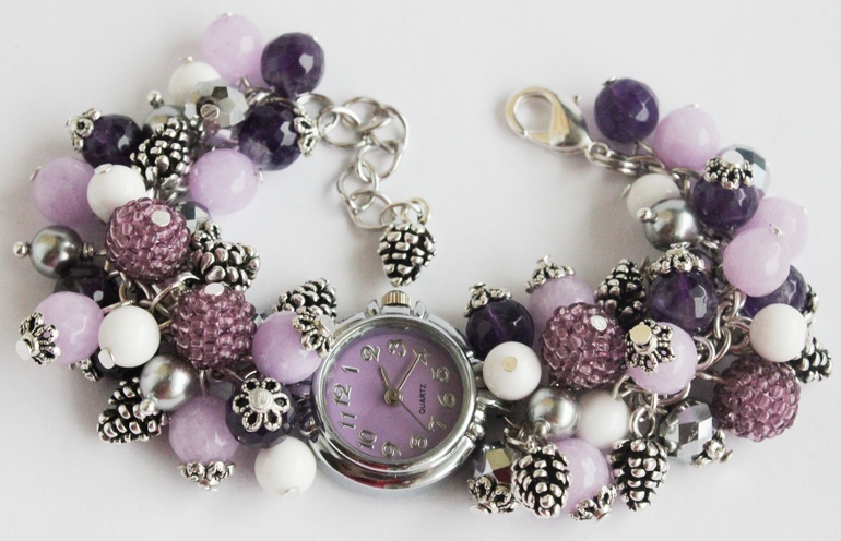 Часы "Сиреневый бор"