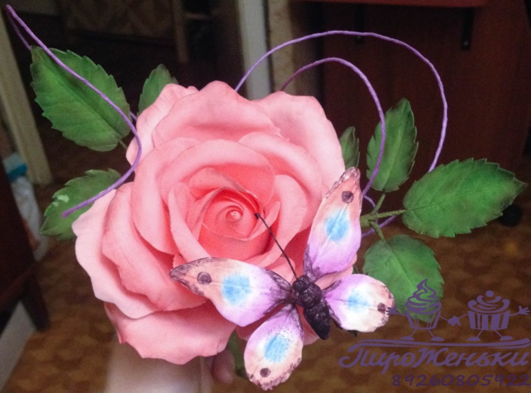 Первая роза после курсов