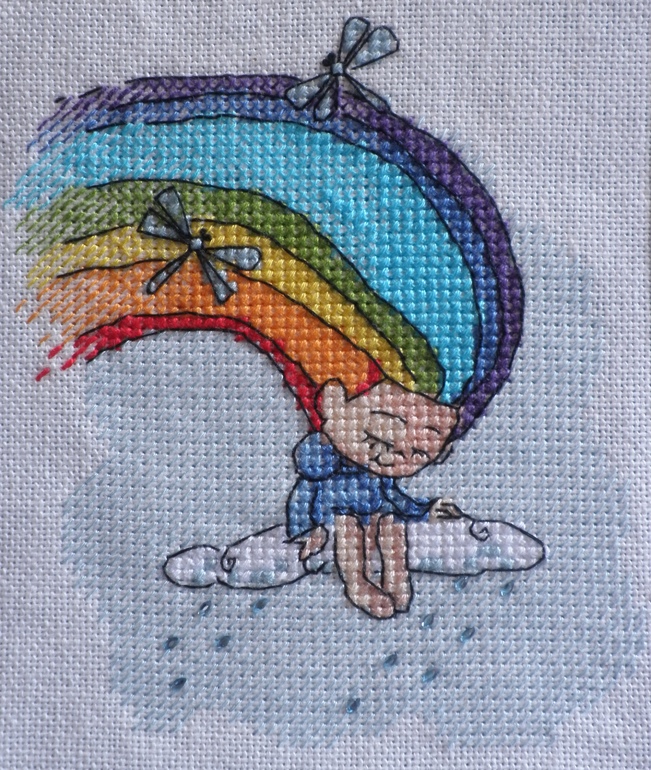 Блокнот "Девочка-Радуга"