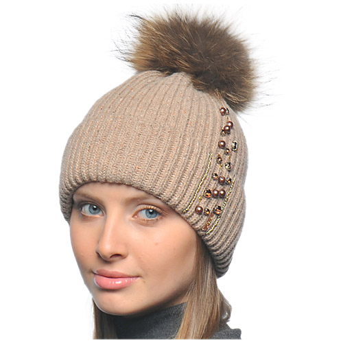 Женский комплект шапка+шарф бежевый 1300 руб. (новый)