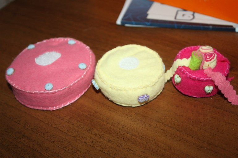 Игрушки своими руками.Фетровая еда.Пальчиковый театр