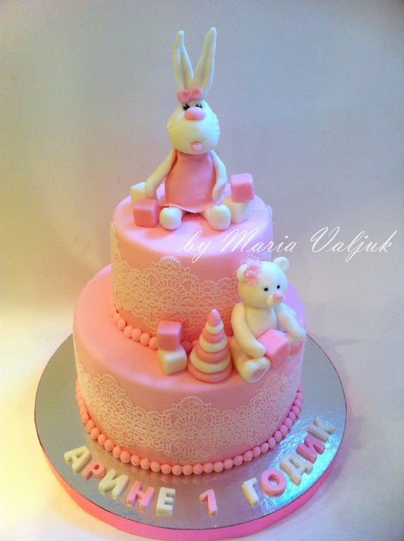 Тортики на годик)