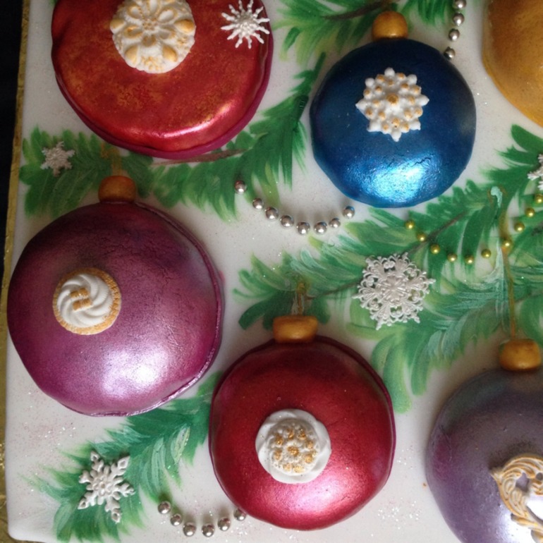 новогодний тортик, 7 кг