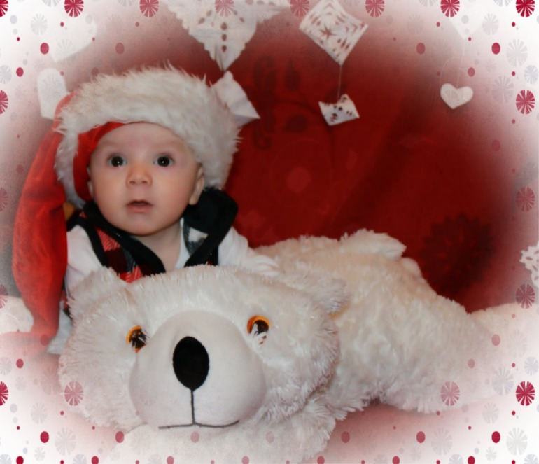 Немного новогоднего настроения) Наша домашняя фотосесия !