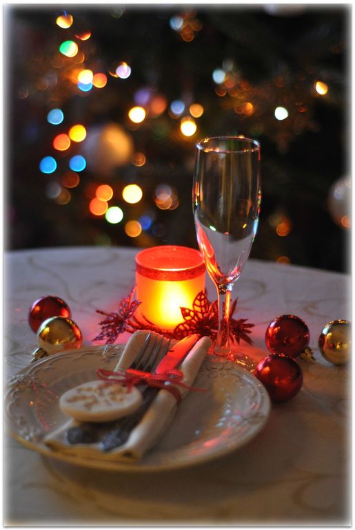 Новогодняя сервировка стола