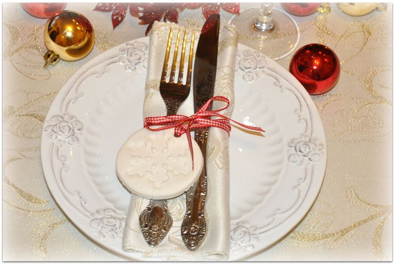 Новогодняя сервировка стола