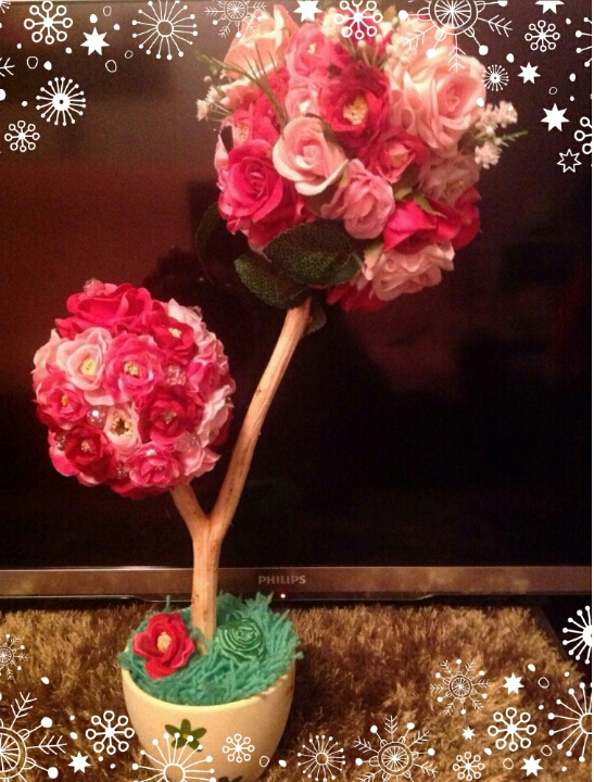 Мой первый кривенький топиарий:-)))