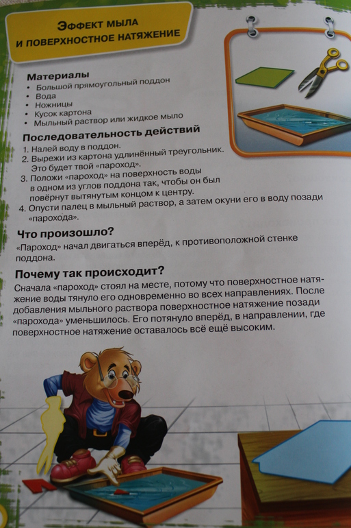 Первые научные опыты. Магнит и Вода