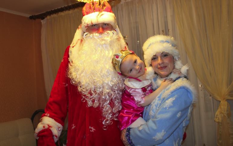 А к вам приходил дедушка Мороз?