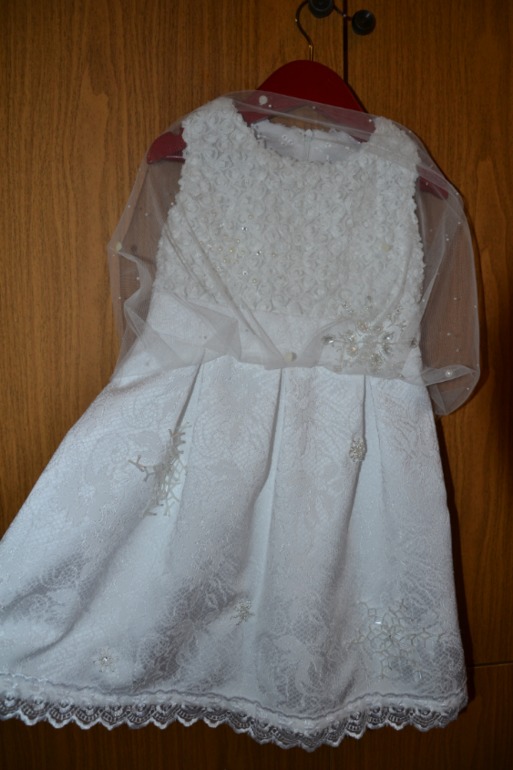 Платье снежинки на детский утренник