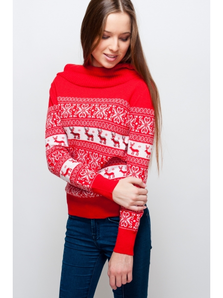 Новые джемперы с оленями, М и Ж