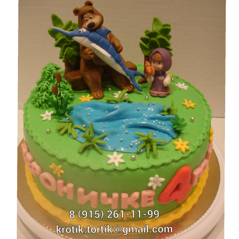 торт маша и медведь