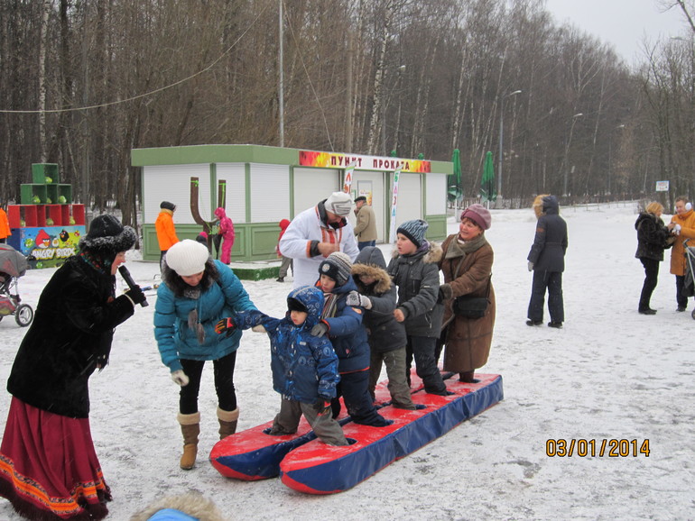 Новый год в Измайловском парке.